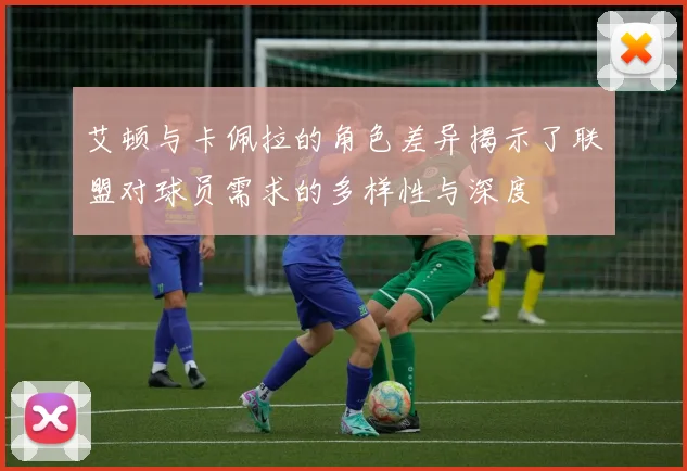 艾顿与卡佩拉的角色差异揭示了联盟对球员需求的多样性与深度